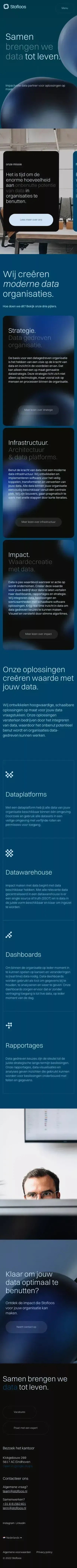 Data Partner - Samen brengen we data tot leven | Stofloos mobile view