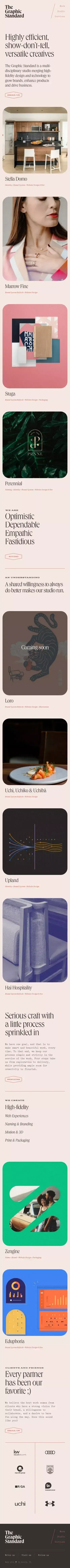 The Graphic Standard | Austin-Based Design Studio mobile view