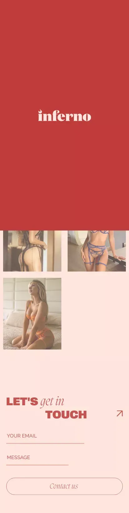 Inferno Agency mobile view