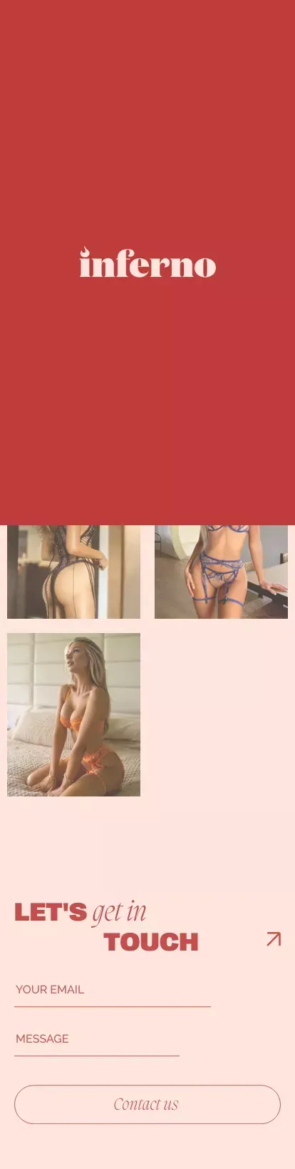 Inferno Agency mobile view