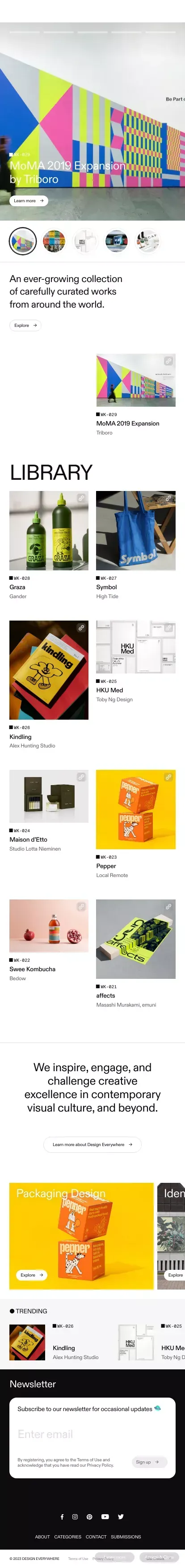 Design Everywhere mobile view
