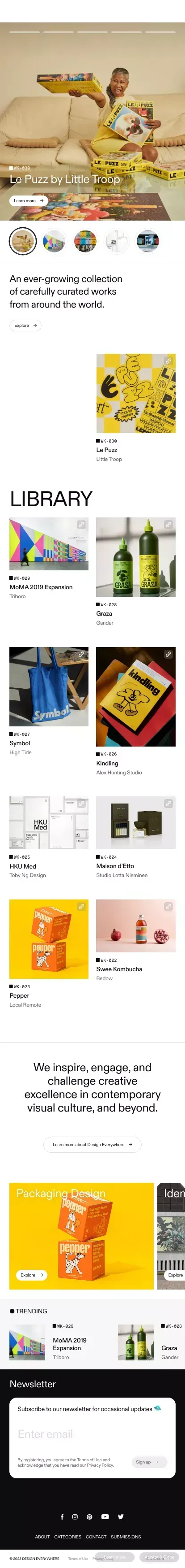 Design Everywhere mobile view
