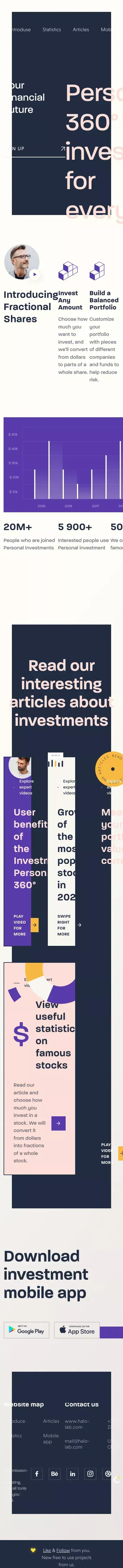 Go Trade mobile view