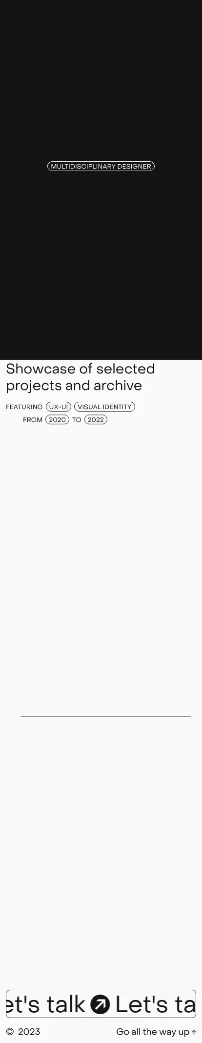 Pedro Matos Chaves · Design mobile view