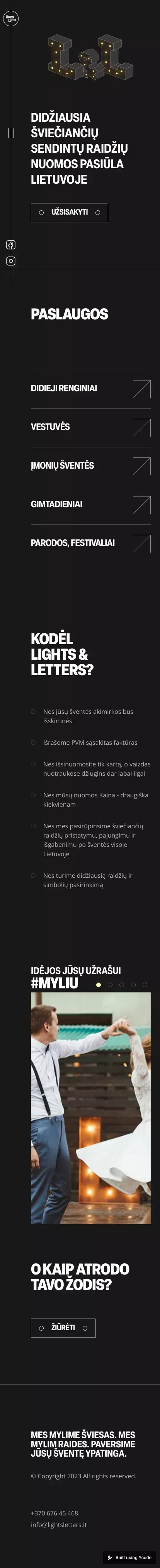 Å vieÄianÄiÅ³ raidÅ¾iÅ³ nuoma mobile view