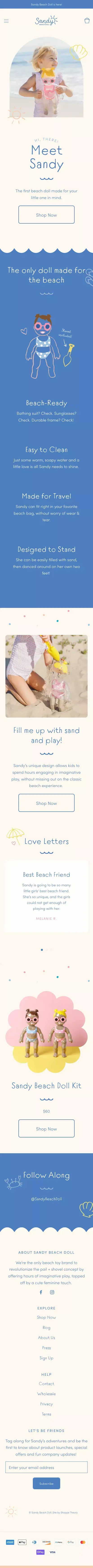 Sandy The Beach Doll – Sandy Beach Doll mobile view