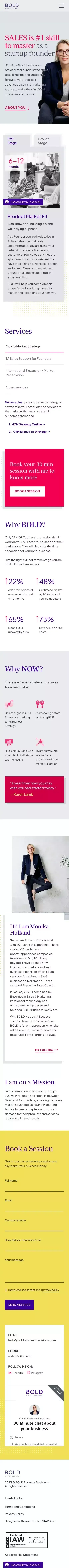 Home | BOLD Business Decisions mobile view