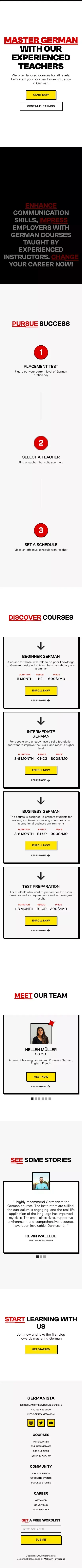 Master German Language | Germanista mobile view