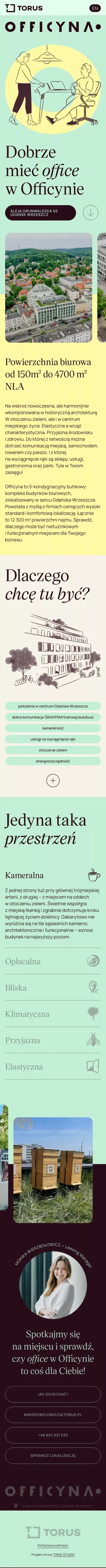 Officyna Gdańsk Wrzeszcz - Officyna mobile view