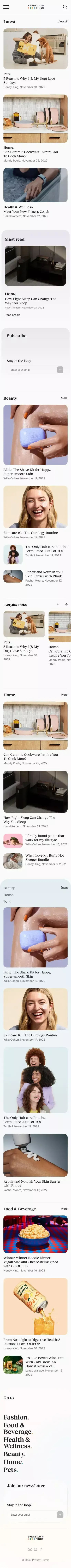 Reviewing the best DTC brands mobile view