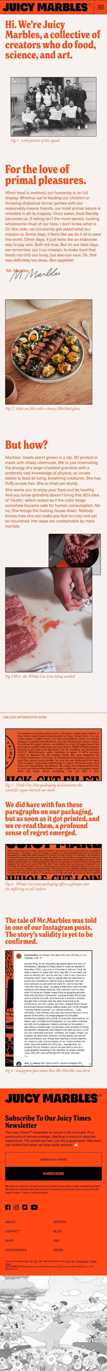 About 🥩 Juicy Marbles® mobile view