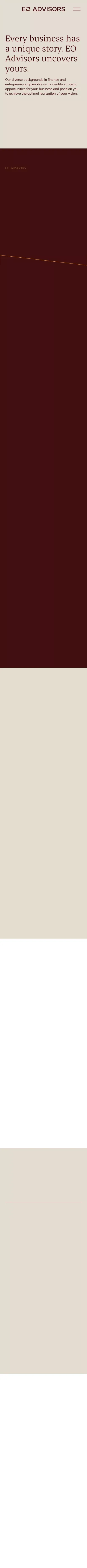 EO Advisors | Investment Banking - Mergers & Acquisitions - Capital Formation - Strategic Advisory mobile view