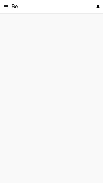 Behance mobile view