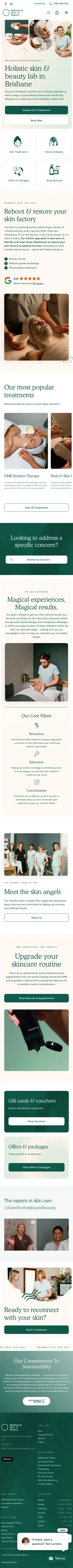 Hawthorne Skin & Beauty | Holistic Skin & Beauty Lab in Brisbane mobile view