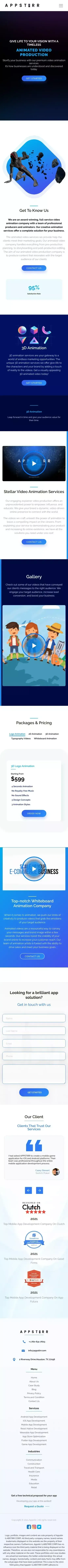 Top Animation Video Production Company | Video Animation Services mobile view