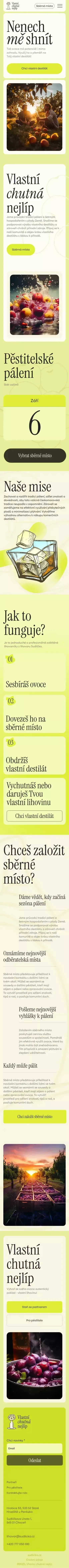 Vlastní Chutná Nejlíp | Pěstitelské pálení mobile view
