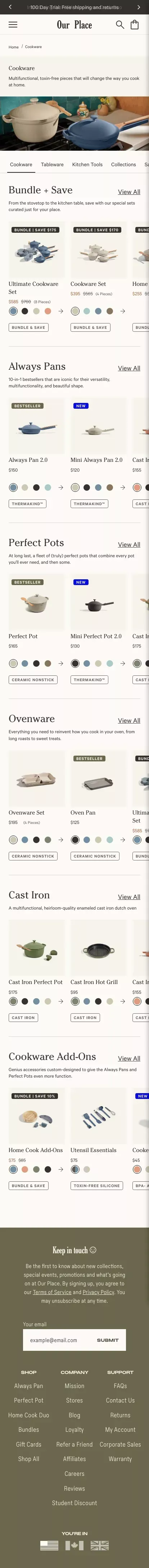 Cookware Sets, Cookware Pots, Pans and Collections |–Our Place -  US mobile view