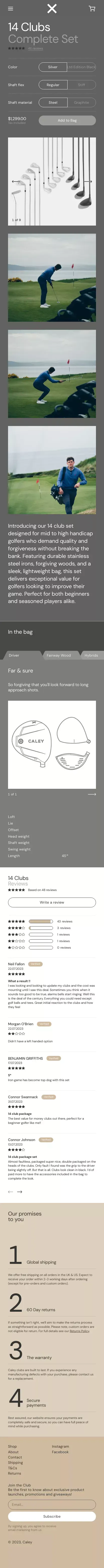 Caley —  14 Clubs mobile view