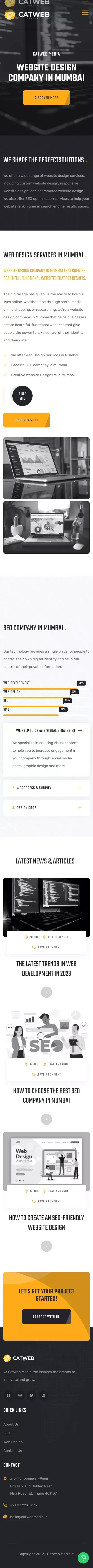 Website Design Company in Mumbai | Get a Professional Website That Will Grow Your Business mobile view