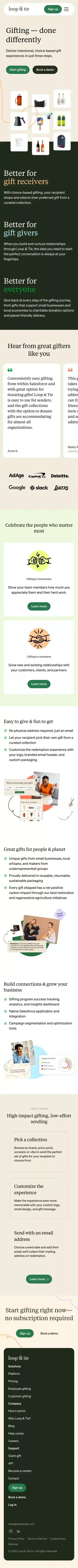 Loop & Tie * Choose Your Own Gift mobile view
