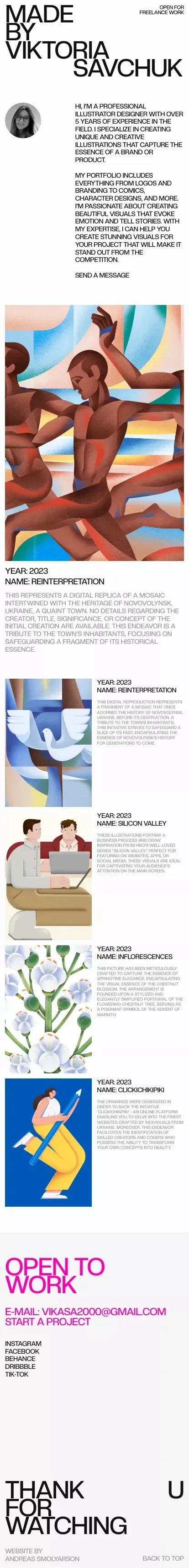 Viktoria Savchuk - Illustrator Designer mobile view