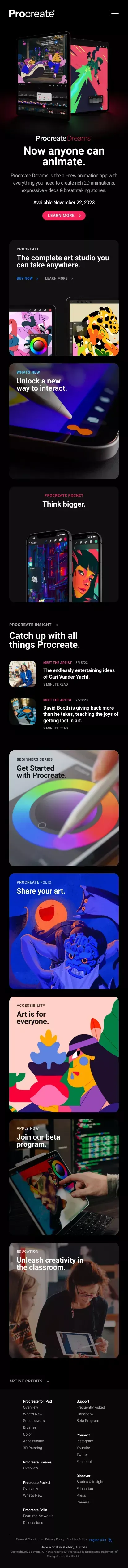 Procreate® – Sketch, Paint, Create. mobile view