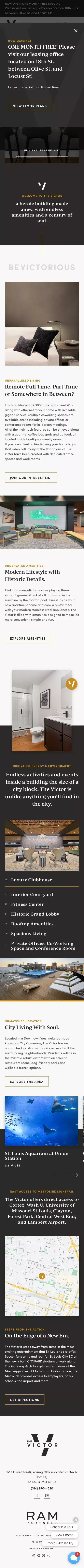 The Victor | Luxury Apartments For Rent In Downtown St. Louis, MO mobile view