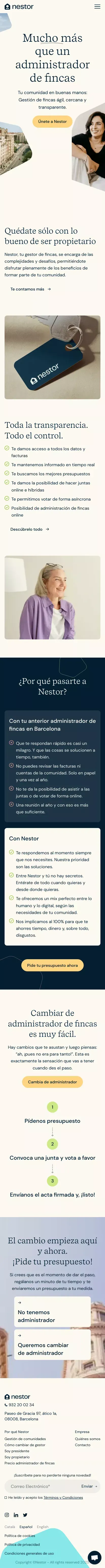 Nestor mobile view