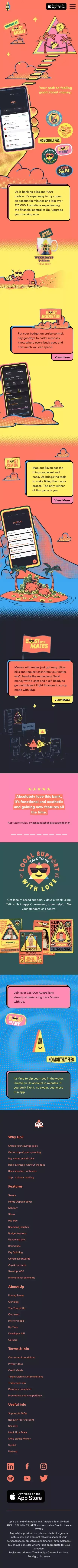 Up | Upgrade your banking mobile view