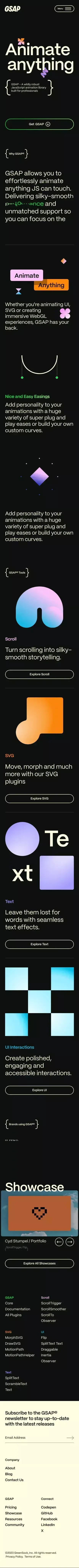 GSAP mobile view