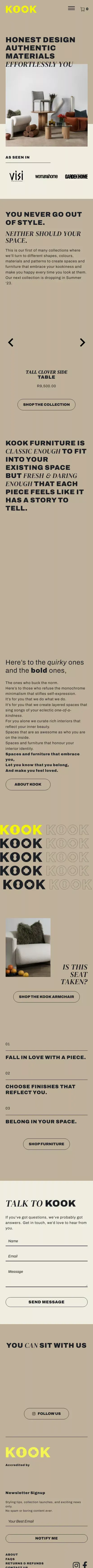 House Of Kook - Furniture For Your Space mobile view