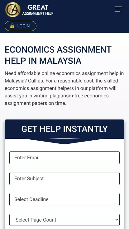 Economics Assignment Help Service in Malaysia @30% OFF mobile view