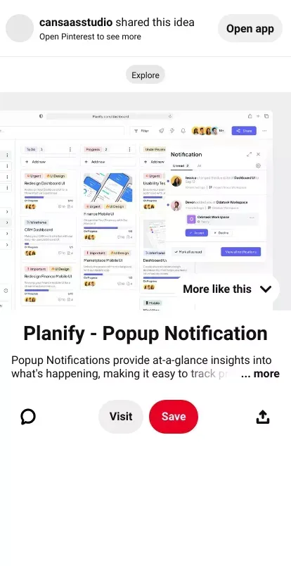 Pin on Dashboard Design mobile view