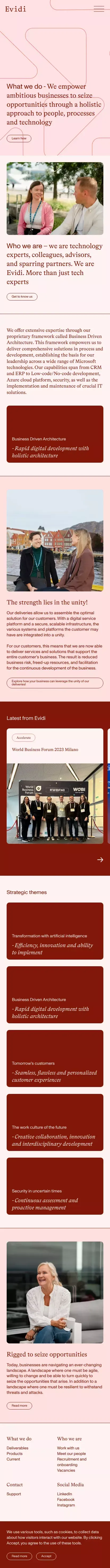 Evidi | Evidi | Business, technology, culture mobile view