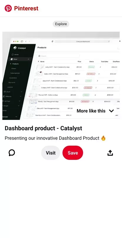 Pin on Dashboard Design mobile view