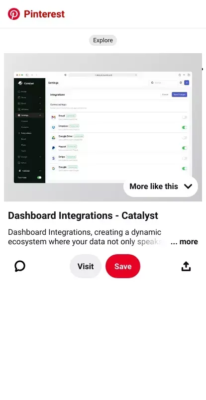Pin on Dashboard Design mobile view