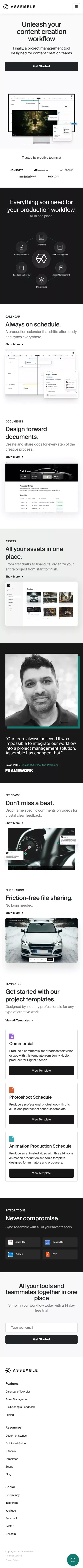 Project Management for Content Creation Teams mobile view