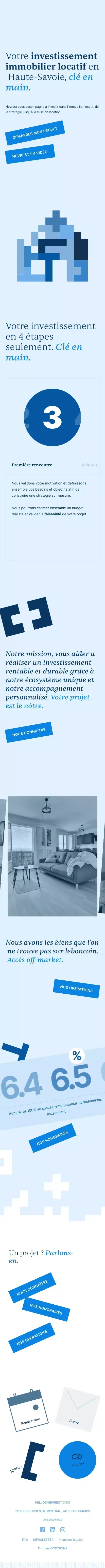 Hevrest - Votre investissement locatif clé en main | Hevrest mobile view