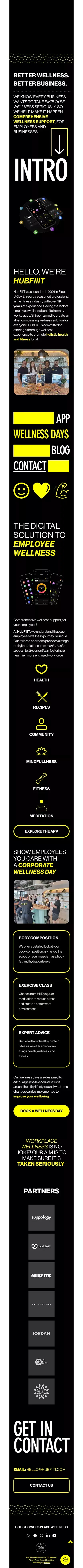 Corporate Health and Wellbeing Solution | Workplace Wellness | HubFiiiT mobile view