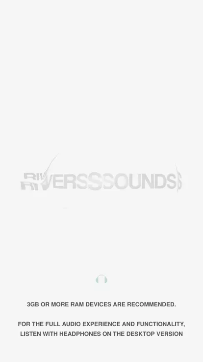 RIVERSSSOUNDS mobile view