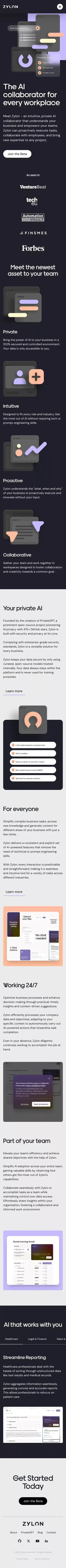 Zylon mobile view
