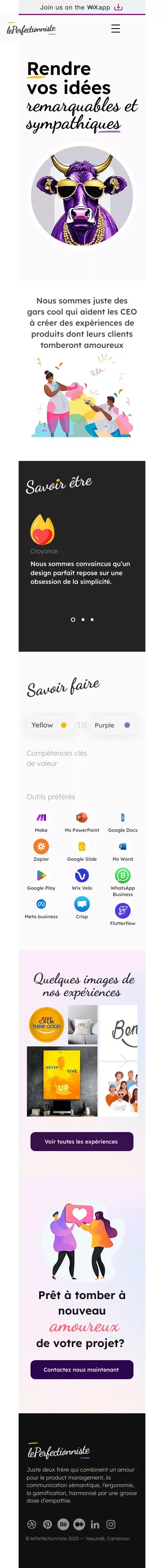 Home | Le Perfectionniste mobile view