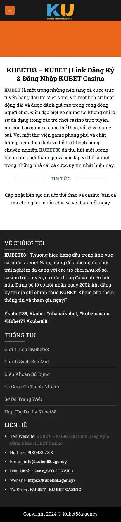 KUBET88 - KUBET | Link Đăng Ký & Đăng Nhập KUBET Casino mobile view