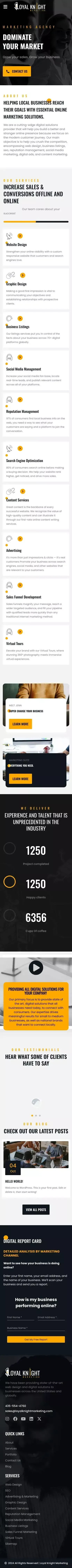 Best Digital Marketing Agency | Loyal Knight Marketing mobile view