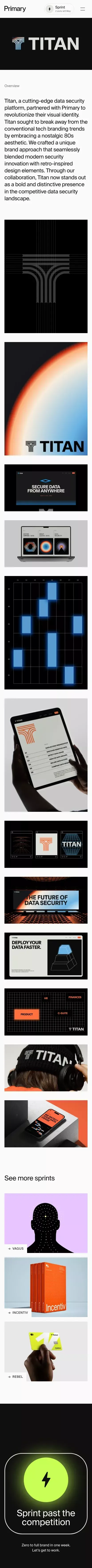 Titan - Primary mobile view