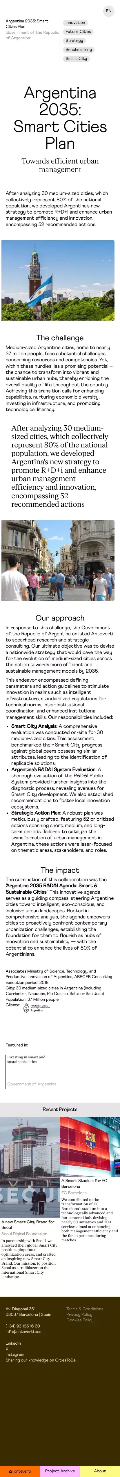Argentina 2035: Smart Cities Plan - Anteverti mobile view