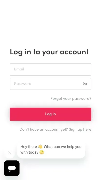 #paid | Log in mobile view