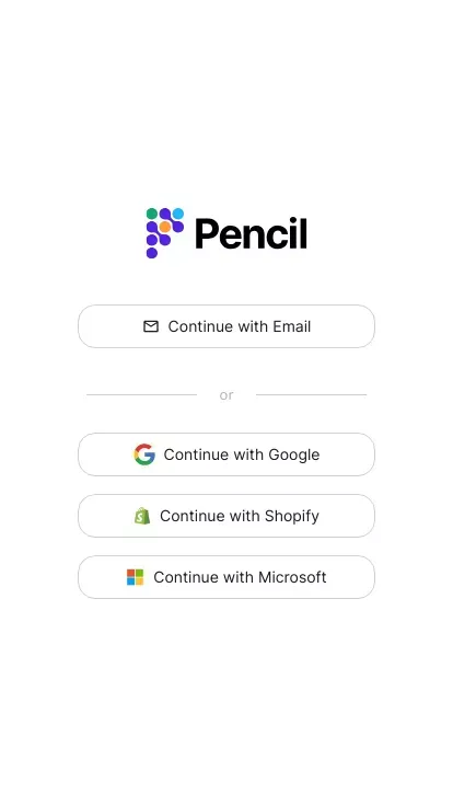Pencil mobile view