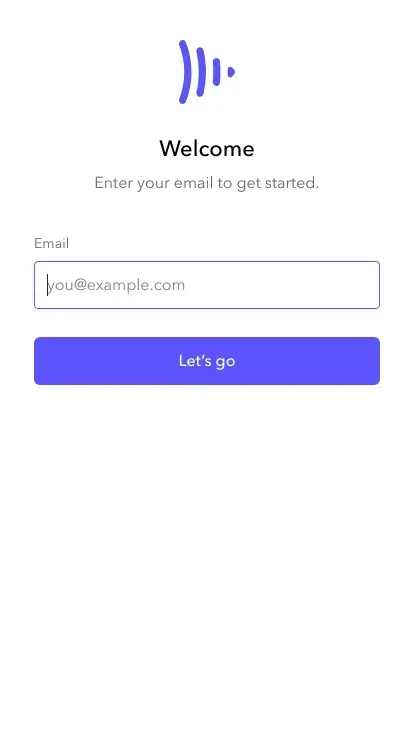 Login - Frame.io mobile view