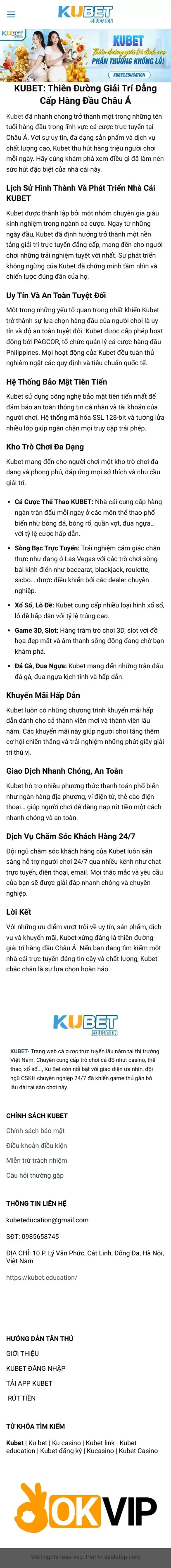 Kubet: Thiên Đường Giải Trí Đẳng Cấp Hàng Đầu Châu Á mobile view